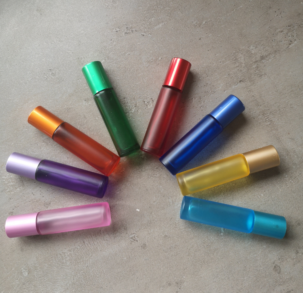 Roll on Glas 10ml mit Metallkugel