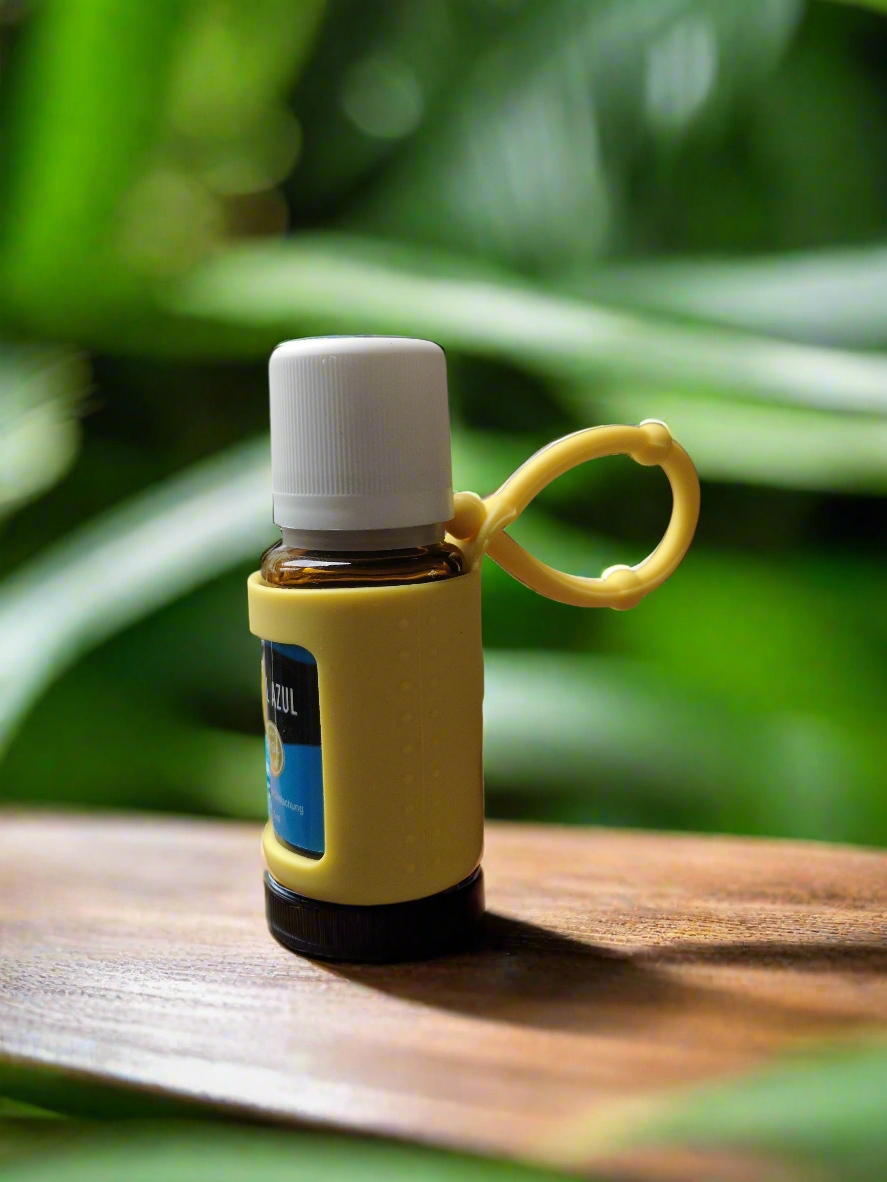 Silikon Halter mit Flasche darin 15ml