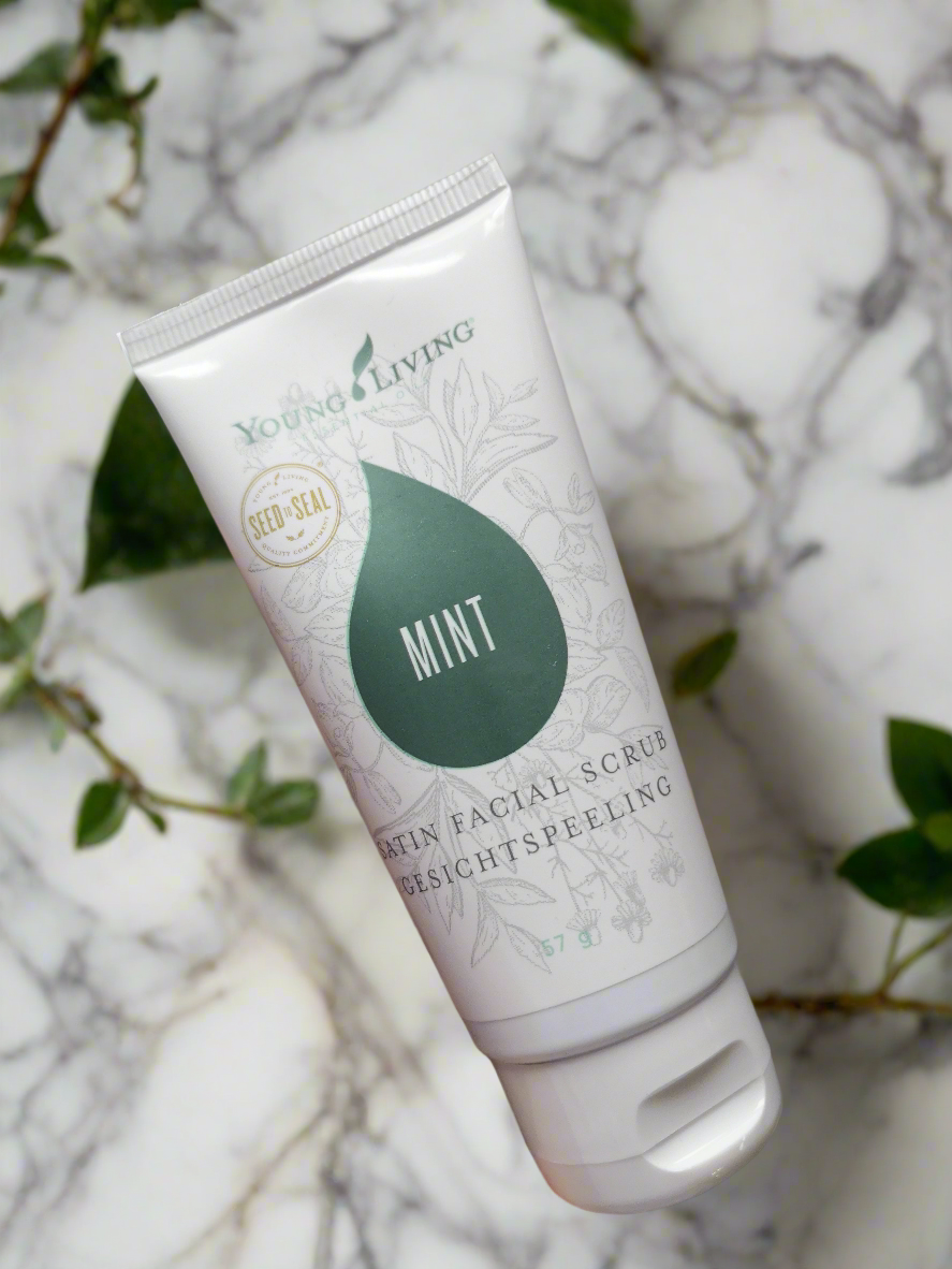 Satin Facial Scrub Gesichtspeeling Young Living ätherisches Öl Mint