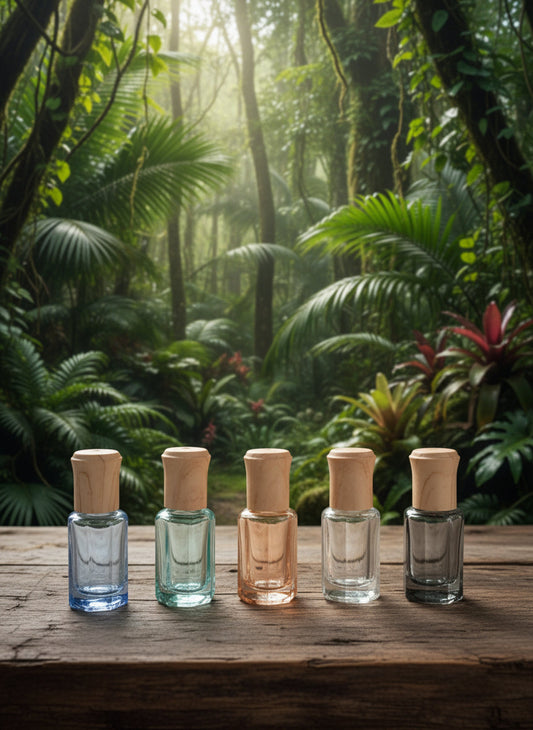 Roll on Glas 3ml mit bunter Glaskugel